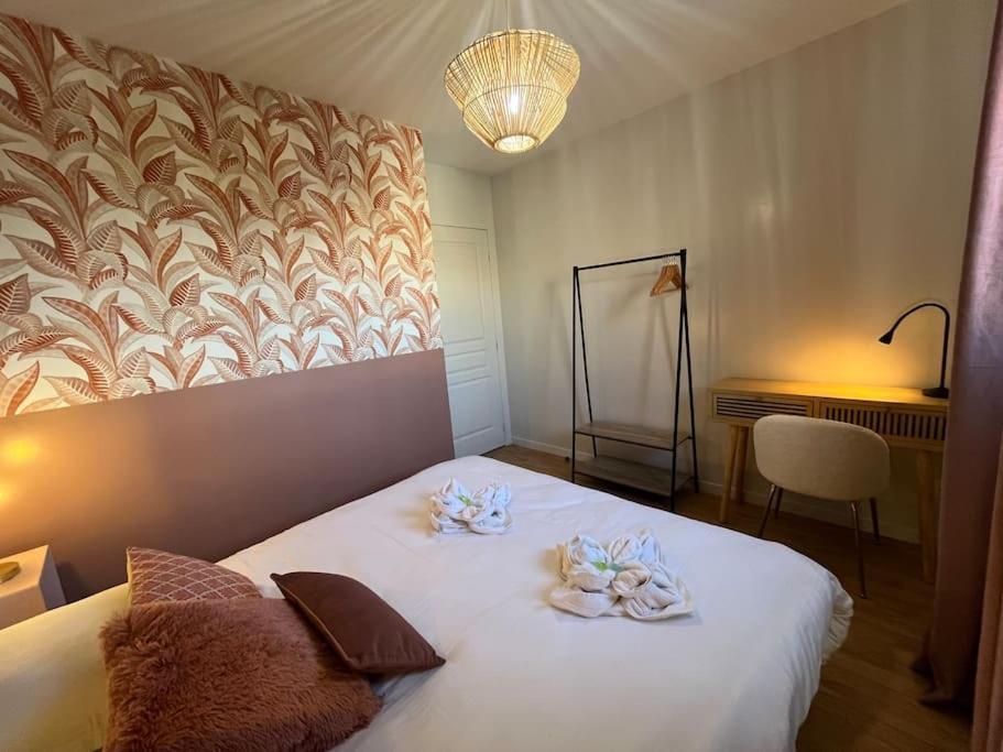 Dahlia, Appt Cosy Avec Parking Et Balcon Caen Exterior foto