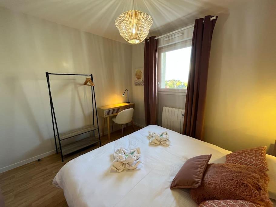 Dahlia, Appt Cosy Avec Parking Et Balcon Caen Exterior foto