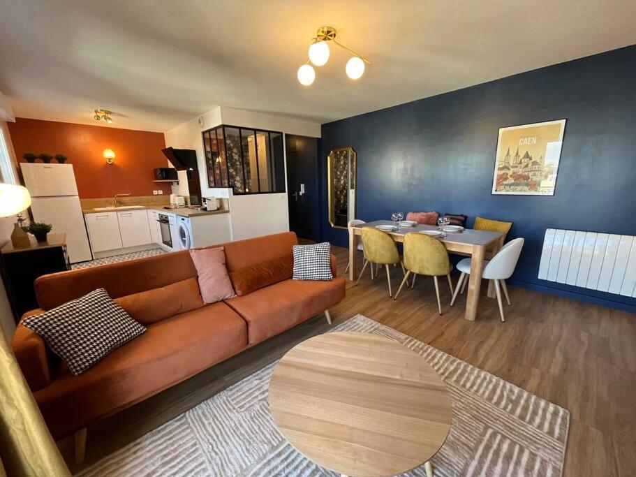 Dahlia, Appt Cosy Avec Parking Et Balcon Caen Exterior foto